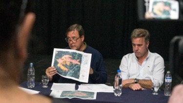 Weretilneck ofreció un detalle de la ayuda que se dará a los afectados de los incendios de El Bolsón. Foto: gentileza