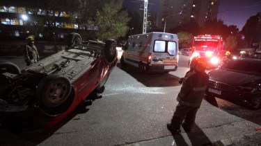 Accidente en Neuquén. Foto: Oscar Livera. 