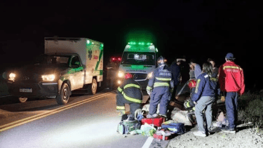 Cómo están los estatales internados tras el vuelco en la zona de los incendios de Neuquén por Ruta 23