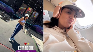 Angela Leiva en la Fiesta Nacional de la Confluencia 2025.