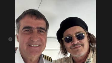 Antonio Laje y Johnny Deep