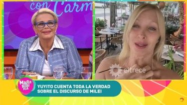 Carmen Barbieri y Yuyito González. 