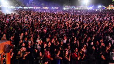 Lo que dejó el operativo de seguridad en el primer día de la Fiesta de la Confluencia. 2025. Foto: Cecilia Maletti. 