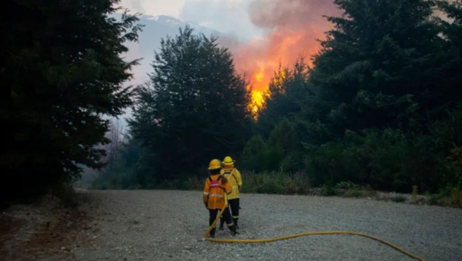 Incendios en la Patagonia. Foto: archivo.