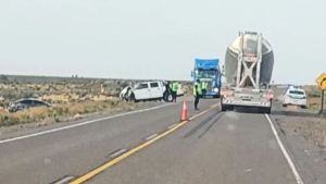 Murió un hombre sobre la Ruta 3 en Chubut: intentó sobrepasar un camión y chocó