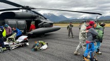 Imagen de Video | Así fue el espectacular rescate con aeronaves de los andinistas chilenos atrapados en El Chaltén