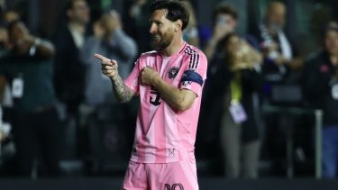 Lionel Messi abrió el marcador para el Inter Miami con un golazo.