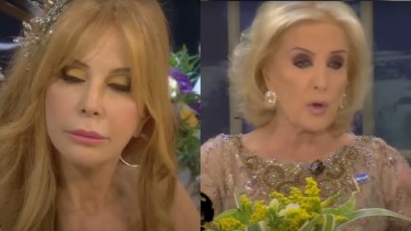 Graciela Alfano y Mirtha Legrand.