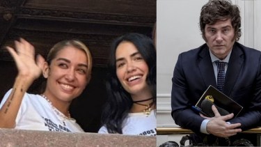 María Becerra, Lali Espósito y Javier Milei. 