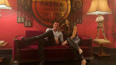 Roberto García Moritán y Gaby Espino. 