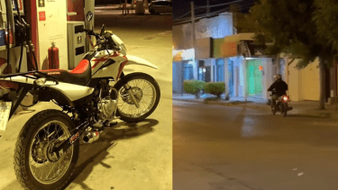 Video | Allen: dos ladrones le robaron la moto mientras compraba helado