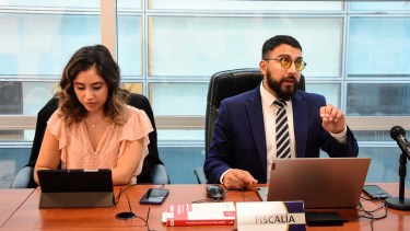 Agustina Jara y Juan Manuel Narváez, de la fiscalía de Delitos Económicos. (Archivo/Cecilia Maletti)