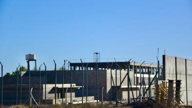 En la Unidad 11 se construye un pabellón que estaría listo a fin de año. (Archivo/Matías Subat)