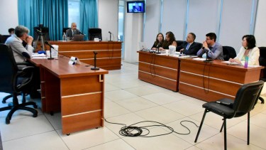 Dos audiencias de más de tres horas cada una para debatir la crisis carcelaria en Neuquén. Pasó de todo. (Matías Subat)