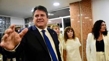 Mariano Gaido en la apertura de sesiones en Neuquén. Foto: Matías Subat.