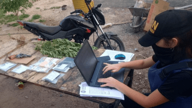 Elementos secuestrados durante el operativo antidrogas realizado en la zona norte de Allen.  Foto Gentileza Policía de Río Negro.