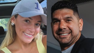 Rocío Oliva y Néstor Ortigoza.