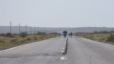 Ruta 22 en Río Negro. Crédito Andrés Maripe. 