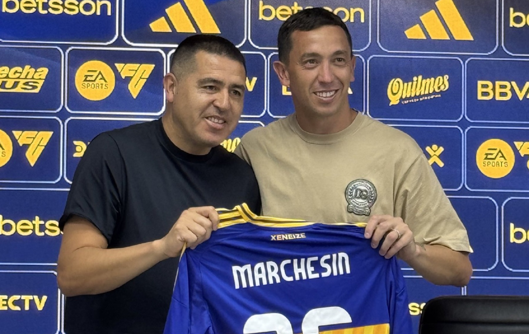 Agustín Marchesín tendrá su debut en el arco de Boca.