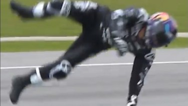 Jorge Martín, actual campeón del Moto GP, protagonizó un durísimo accidente.