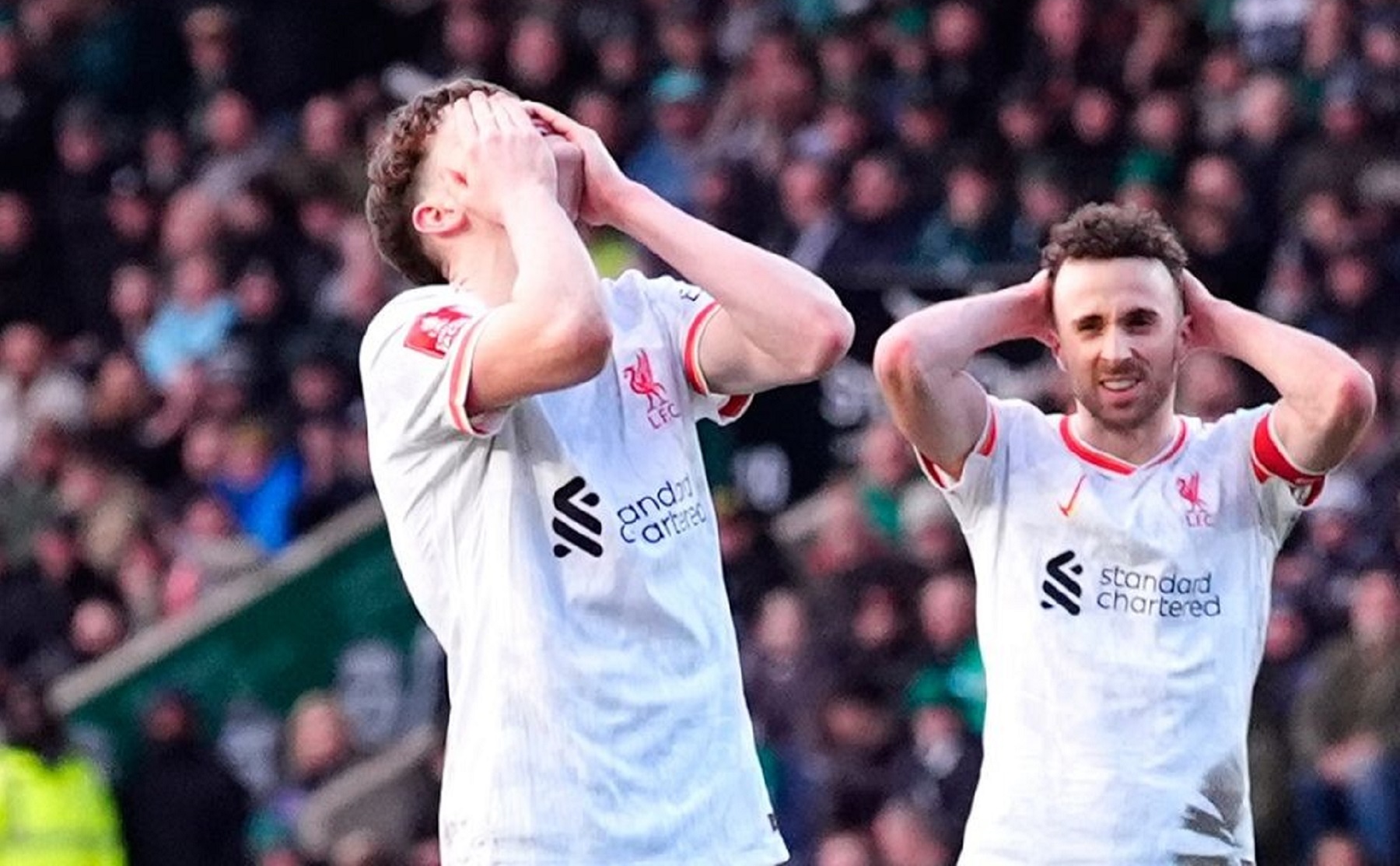Liverpool quedó eliminado en la FA Cup. Foto: Irish Independent.