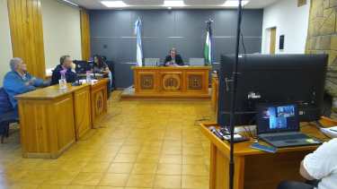 Martini estuvo por Zoom en la audiencia en la que abogado sorprendió con el planteo de nulidad de la acusación. 