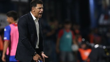 Sebastián Domínguez estalló tras la derrota ante Independiente. Foto: Archivo.