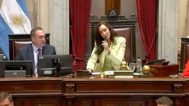 Villarruel en el Senado. Foto: El Parlamentario. 