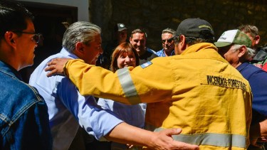 Figueroa y Bullrich este lunes. Foto: gentileza. 