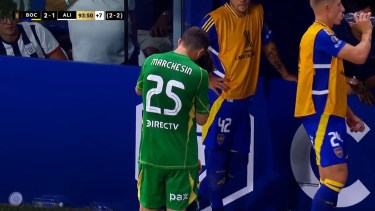 Gago explicó por qué reemplazó a Marchesín por Brey.