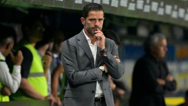 Fernando Gago podría dirigir su último partido en Boca este viernes. Foto: AFP.