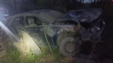 Un muerto sobre Ruta 60, cerca de Junín de los Andes. Foto: Gentileza. 