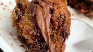 Cómo hacer una rica galleta gigante rellena