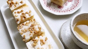 Cuadrados de manzana caseros para acompañar con la infusión que quieras