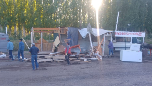 Mapa | Dónde estaba el puesto de comida desalojado en Ruta 151: nuevos detalles del operativo