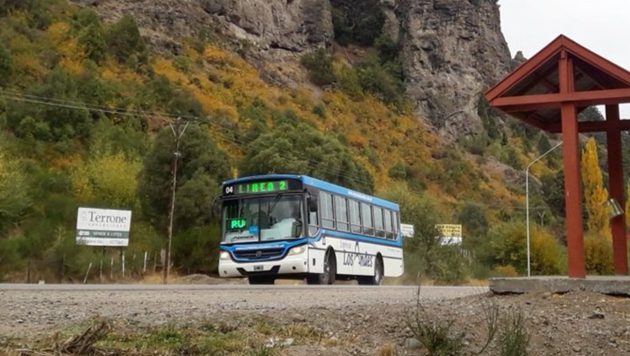 El sistema de transporte urbano en San Martín de los Andes es uno de los que recibió ayuda de Provincia (San Martín informa)
