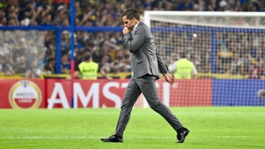 Fernando Gago, en la cuerda floja tras la eliminación de Boca en la Copa Libertadores.