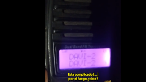 «¿Cómo está la situación por esos lados?», la comunicación por Handy con los puesteros en el incendio en Parque Lanín