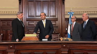 Juró Manuel José García-Mansilla como nuevo ministro de la Corte Suprema de Justicia. (NA).