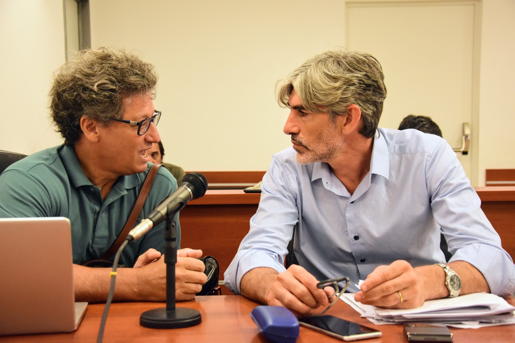 Ricardo Kohon, abogado de la fiscalía de Estado, se sentó junto a Breide Obeid, fiscal jefe penal. (Cecilia Maletti)