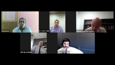 La audiencia realizada el lunes en la que se le formularon cargos a Miguel Martínez. 