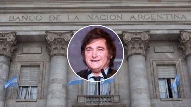 Sociedad Anónima. El presidente decretó la transformación societaria de Banco Nación. 