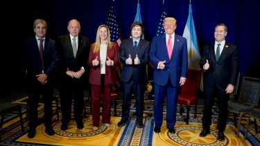 Donald Trump apoyó nuevamente a Javier Milei. (Presidencia)