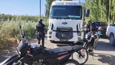"Agarró el camión y se vino desde Cinco Saltos a Cipolletti por la Ruta Nacional 151", afirmó el Jefe de la Unidad Regional V.