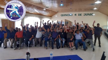 Los delegados de Stihmpra. Gentileza