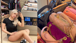El origen de la extensa colección de carteras de lujo de Wanda Nara: «era una cábala»