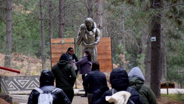Semana Santa en el parque escultórico Vía Christi de Junín de los Andes