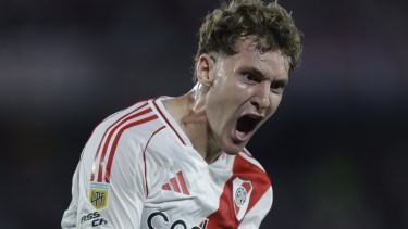 Facundo Colidio marcó el único gol de River ante Atlético Tucumán. Foto: FBaires.
