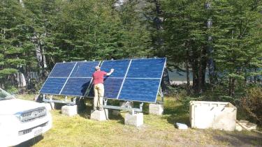 Los equipos se instalaron en Los Altares y Lago Baggilt. Foto: gentileza. 