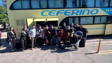 El operativo de regreso a Río Negro desde Bahía Blanca. Foto: gentileza